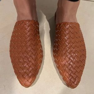 Brand new Bali made flat slides leather, Miuccia studio on Etsy